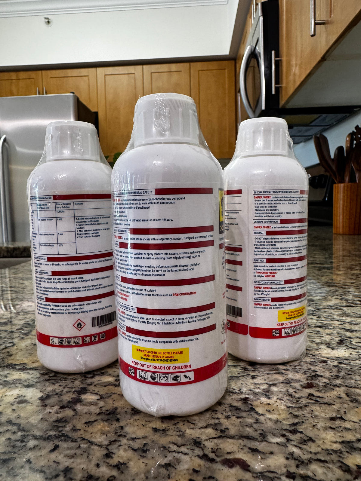Roach Control Bottle – 250ml – 3 Bottles